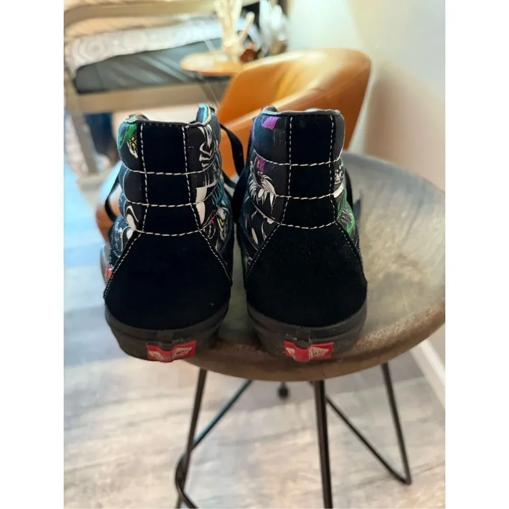 Vans X Disney Villains Sk8-Hi 100th Anniversary Sneakers 9.5 Mens 11 Women’s EUC